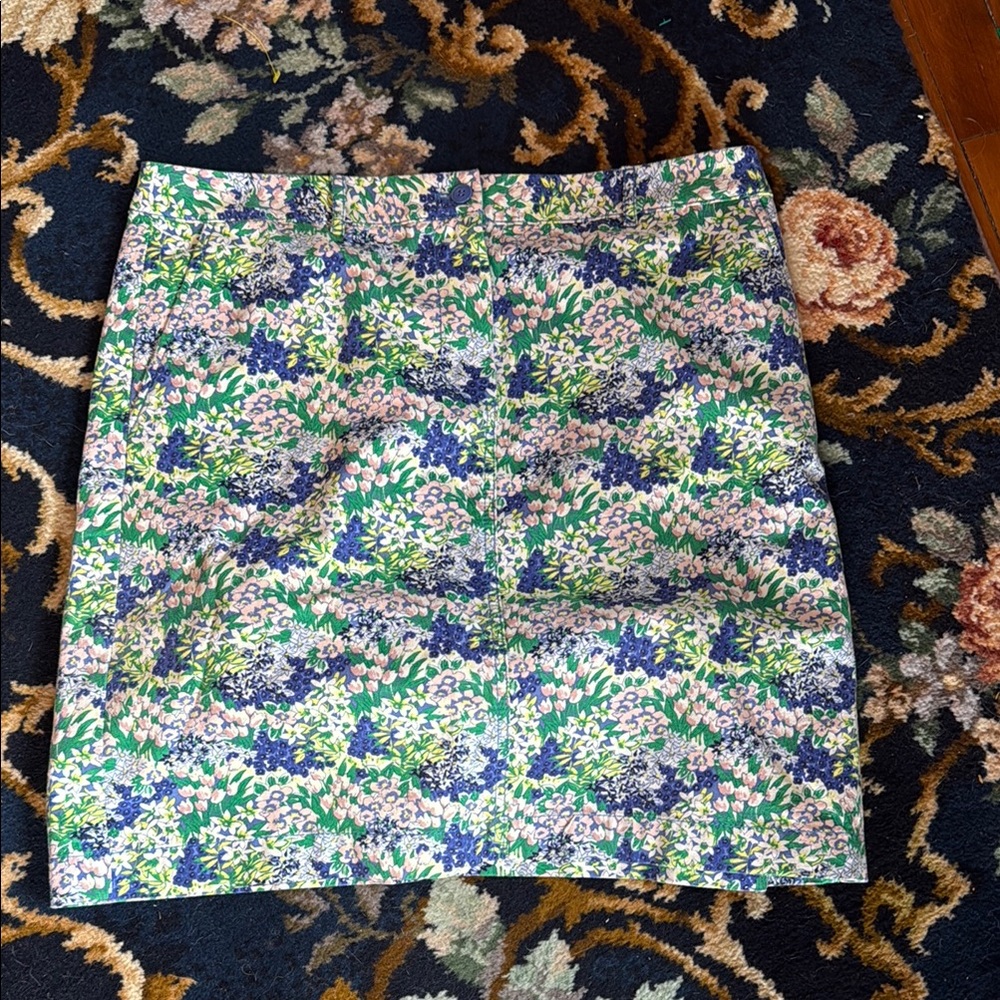 Talbots floral  Multicolored‎  Pencil Skirt- worn twice- excellent shape